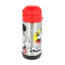 Mickey: Trend Μπουκάλι με Μόνωση και καλαμάκι (360 ml)