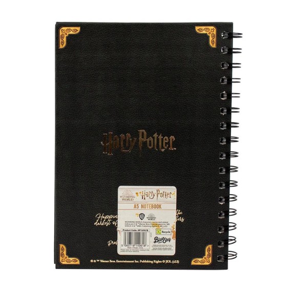 Harry Potter: A5 Wiro Σημειωματάριο - Hogwarts Shield