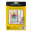 Friends: Σετ Σημειωματάριο & Στυλό - Tie Dye