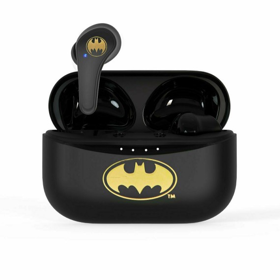 OTL Batman In-ear Bluetooth Handsfree Ακουστικά με Θήκη Φόρτισης Μαύρα