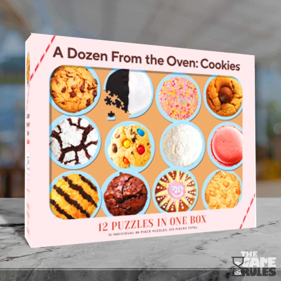 A Dozen from the Oven: Cookies - 12 Παζλ σε ένα κουτί