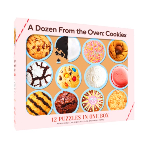 A Dozen from the Oven: Cookies - 12 Παζλ σε ένα κουτί