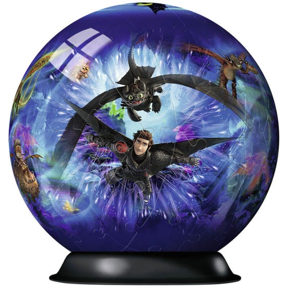 3D Puzzle-Ball - Dragons 3 - 72pc