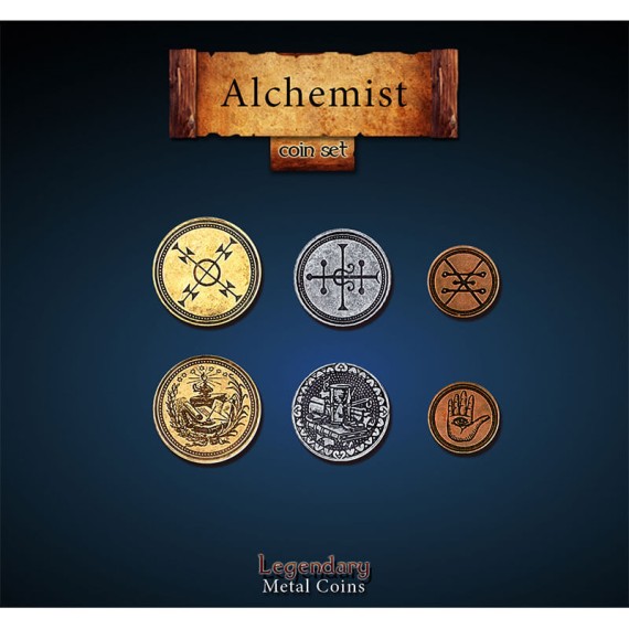 Alchemist Metal Coins Set (x24)