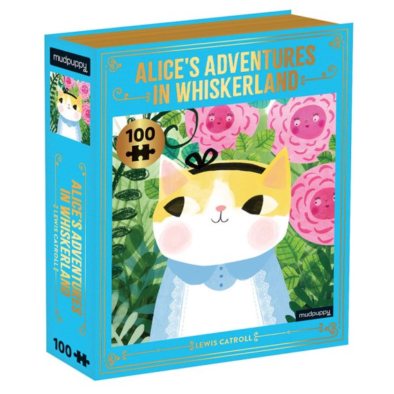 Alice's Adventures in Whiskerland Bookish Cats Παζλ - 100 pc