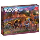 Amsterdam Canals - Παζλ - 1000pc