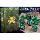 Brand of Cthulhu Dice - Drowned Green Polyhedral Set