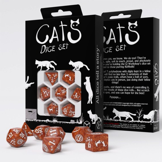 CATS Dice Set: Muffin (Set of 7)