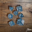 Call of Cthulhu 7th Edition - Abyssal & White Dice Set (7)