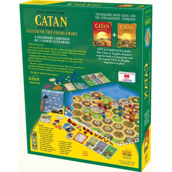 Catan: Cities & Knights - Legend of the Conquerors (Exp)