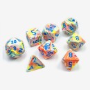 Chessex Festive Polyhedral Kaleidoscope/blue 7-Die Set
