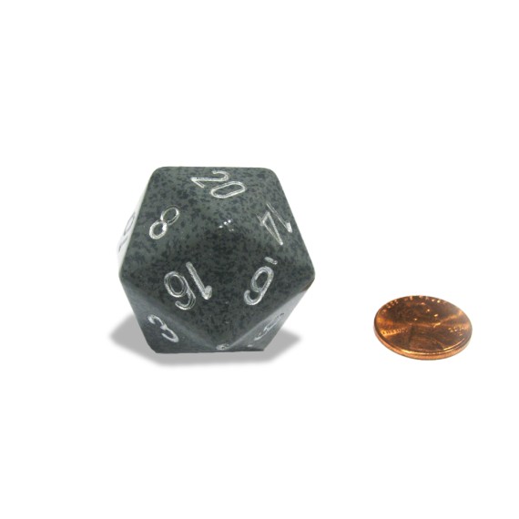 Chessex Speckled 34mm 20-Sided Dice - Hi-Tech