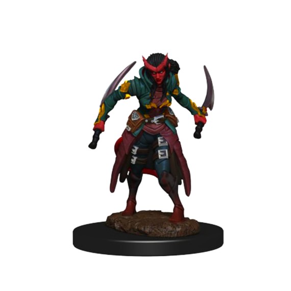 D&D Icons of the Realms Premium Figures: Tiefling Rogue Female