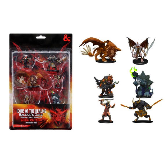 D&D Icons of the Realms Figure Pack Descent into Avernus: Arkhan the Cruel and The Dark Order