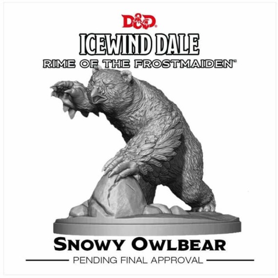 D&D Icewind Dale: Rime of the Frostmaiden - Snowy Owlbear