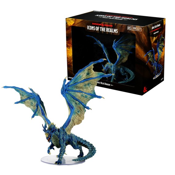 D&D Icons of the Realms: Adult Blue Dragon Premium Figure