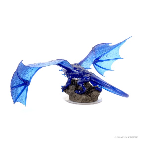 D&D Icons of the Realms: Sapphire Dragon - Premium Figure