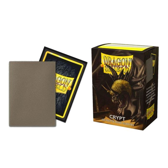 Dragon Shield Standard Size Matte Dual Sleeves - Crypt Neonen (100 Sleeves)