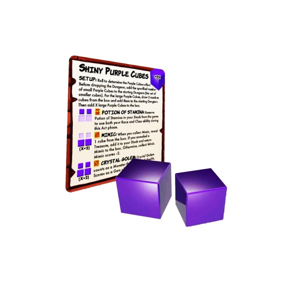 Dungeon Drop: Shiny Purple Cubes (Exp)