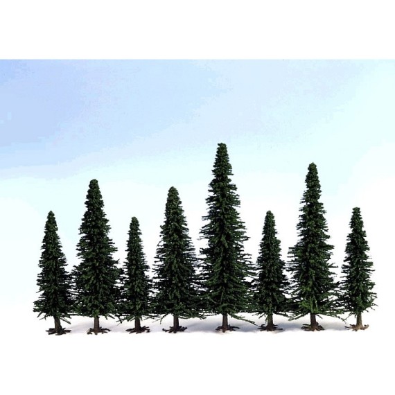 Model Fir Trees, 170-200 mm (10 Trees)