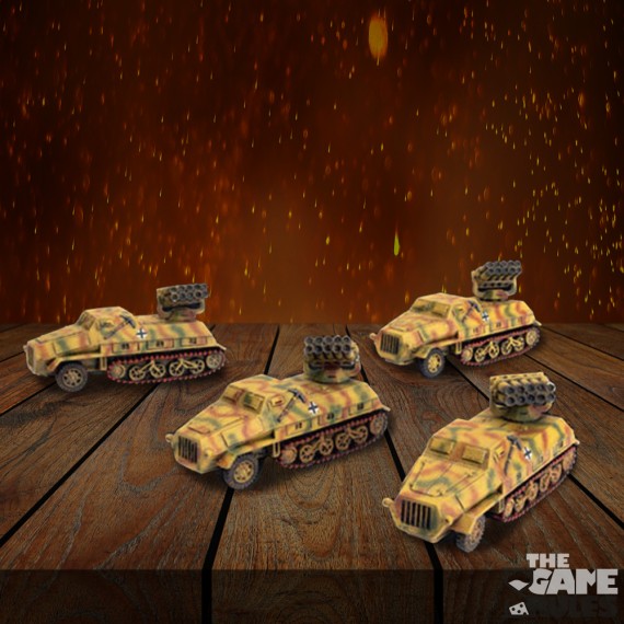 Flames Of War Panzerwerfer 42 Battery (x4) (Exp)
