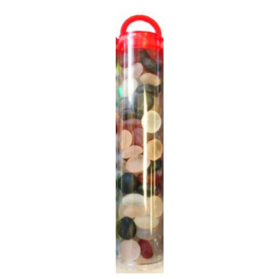 Gaming Glass Stones in Tube - Assorted Frosted (40)