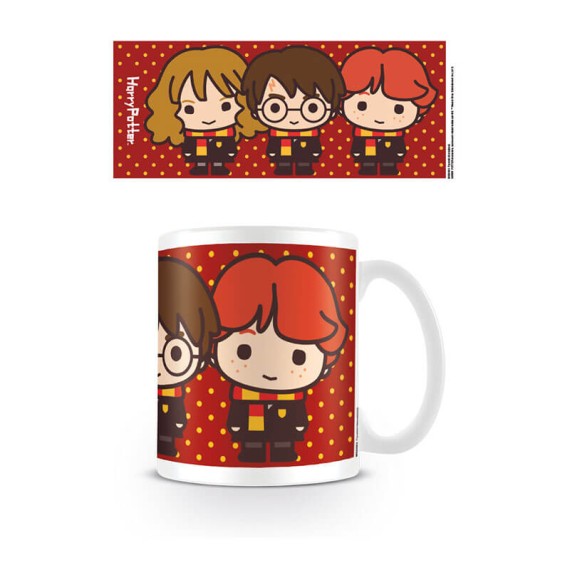 Harry Potter: Harry Ron Hermione Chibi - Κούπα Καφέ