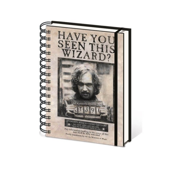 Harry Potter: Wanted Sirius Black - A5 Σπιράλ Τετράδιο