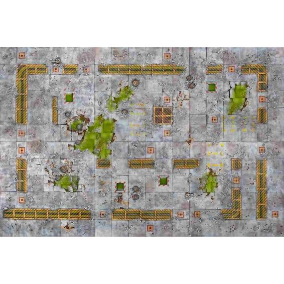 Gaming Mat - Industrial Grounds (111x76cm)