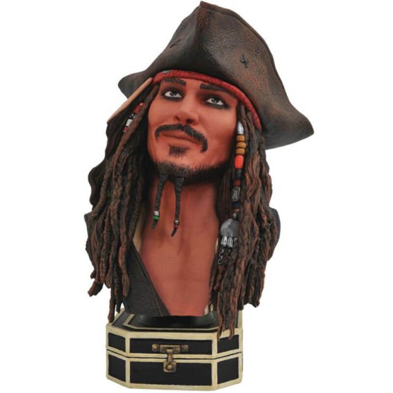 Legends in 3D Movie PotC Jack Sparrow 1/2 Scale Bust