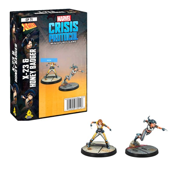 Marvel Crisis Protocol: X-23 & Honey Badger (Exp)