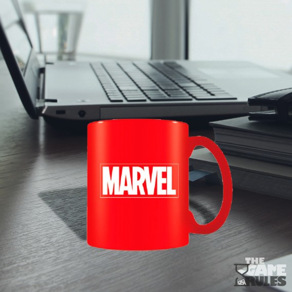 Marvel Logo - Κόκκινη Κεραμική Κούπα 