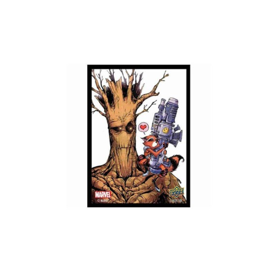 Marvel Card Sleeves - Rocket/ Groot (65 Sleeves)