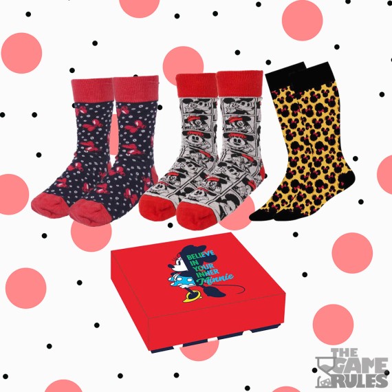 Disney: Minnie Mouse - Κουτί Δώρου με Κάλτσες (Μέγεθος: 35-41)