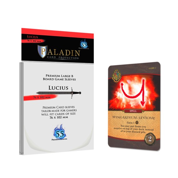 Paladin Sleeves - Lucius Premium Large B 76x102mm (55 Sleeves)