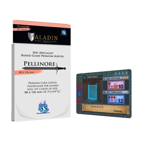 Paladin Sleeves - Pellinore Premium Epic Specialist 88x126mm (55 Sleeves)