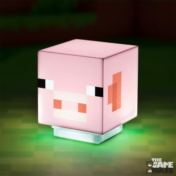 Minecraft: Pig - Φωτιστικό με Ήχο