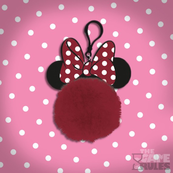Minnie Mouse (Bow & Ears) - Pom Pom Μπρελόκ