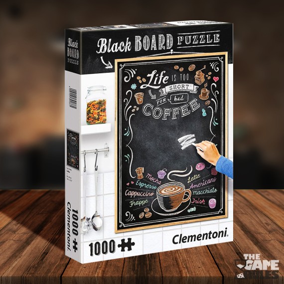 Black Board: Coffee - Παζλ - 1000pc 