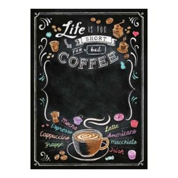 Black Board: Coffee - Παζλ - 1000pc 