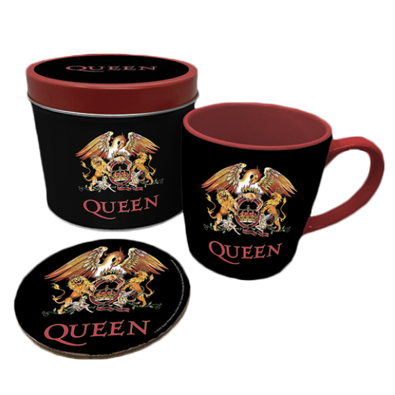 Queen: Colour Crest - Σετ Coaster και Κούπα