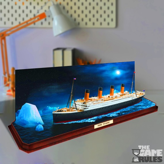 RMS Τιτανικός με Παγόβουνο - 3D Παζλ 1:600 (156pc)