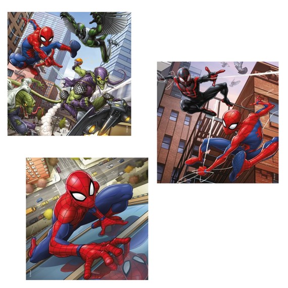 Marvel: Spiderman - Παζλ - 3x49pc