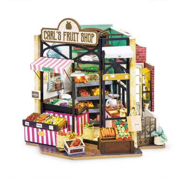 Robotime: Carl's Fruit Shop - 3D Παζλ - 206pc