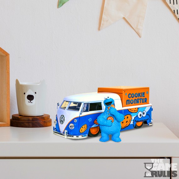 1963 VW Bus Sesame Street Cookie Monster (1:24)