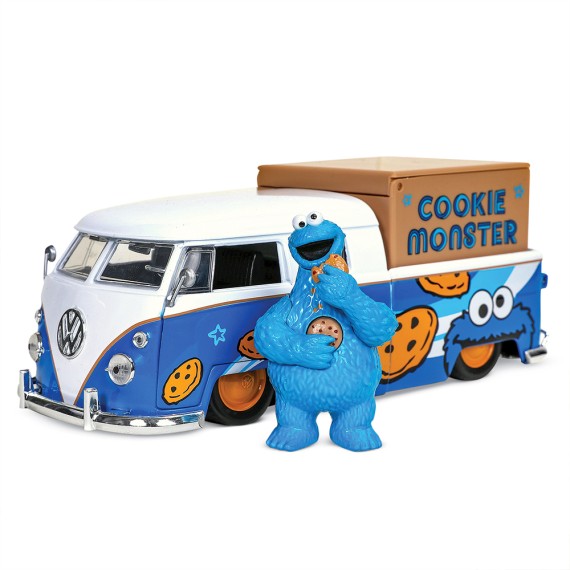 1963 VW Bus Sesame Street Cookie Monster (1:24)