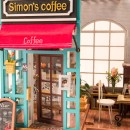 Robotime: Simon's Coffee - 3D Παζλ (1:24)