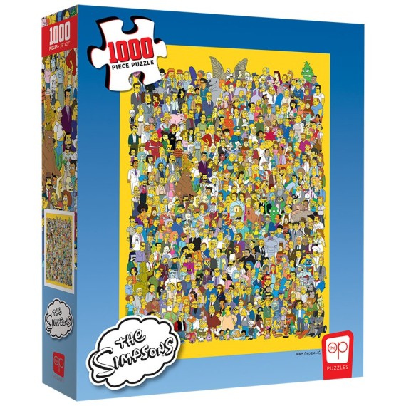 The Simpsons Cast of Thousands - Παζλ - 1000 pc