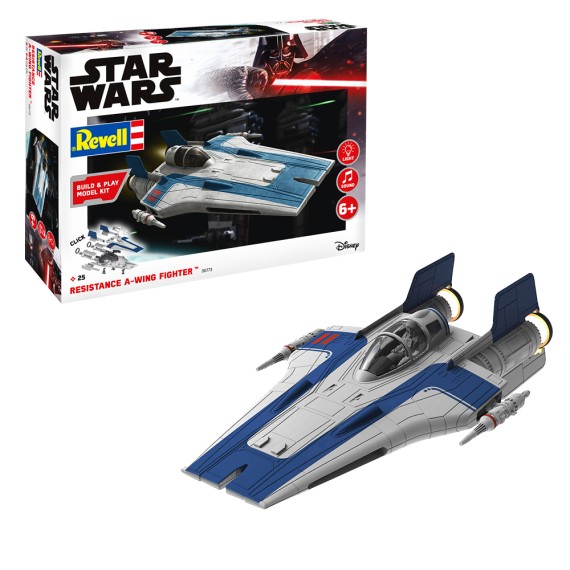 Star Wars - Resistance A-wing Fighter, Blue (1:44)