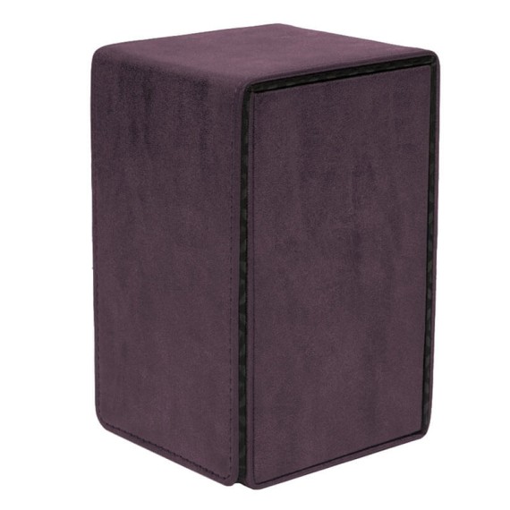 Suede Collection: Alcove Tower Deck Box - Amethyst